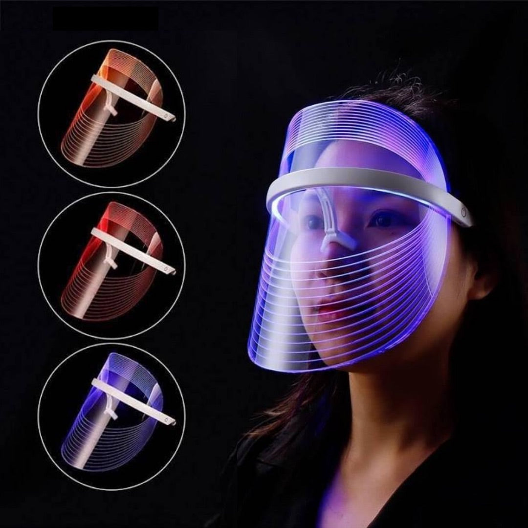 LED Light Therapy Shield Facial Mask