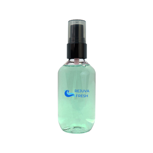 Rejuva Fresh Setting Spray, Make-up setting spray, green color liquid