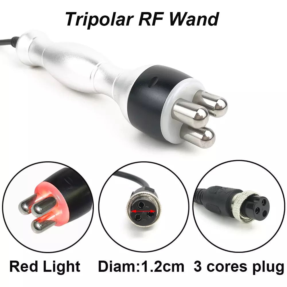 Tripolar RF Wand for Cavitation Machine  with Red Light